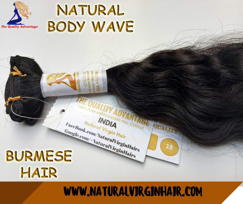 Burmese Natural Body Wave Hair