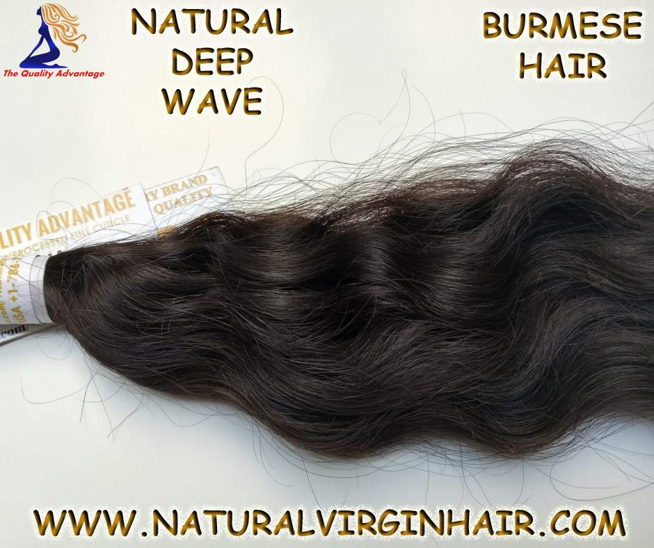 Burmese Natural Deep Wave Hair