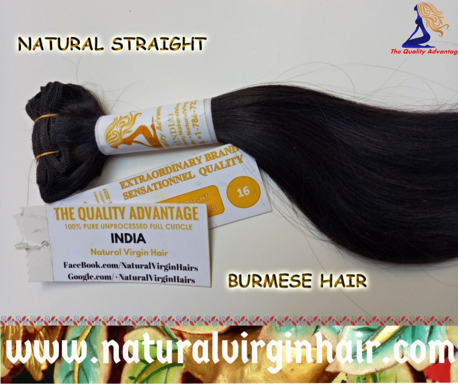Burmese Natural Straight Hair