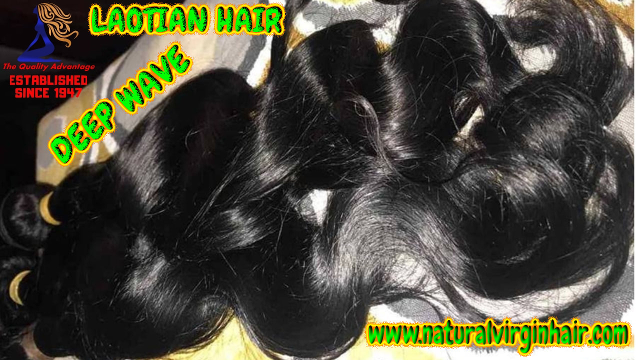Laotian Natural Deep Wave Hair | Laotian Virgin Hair | Laotian Hair