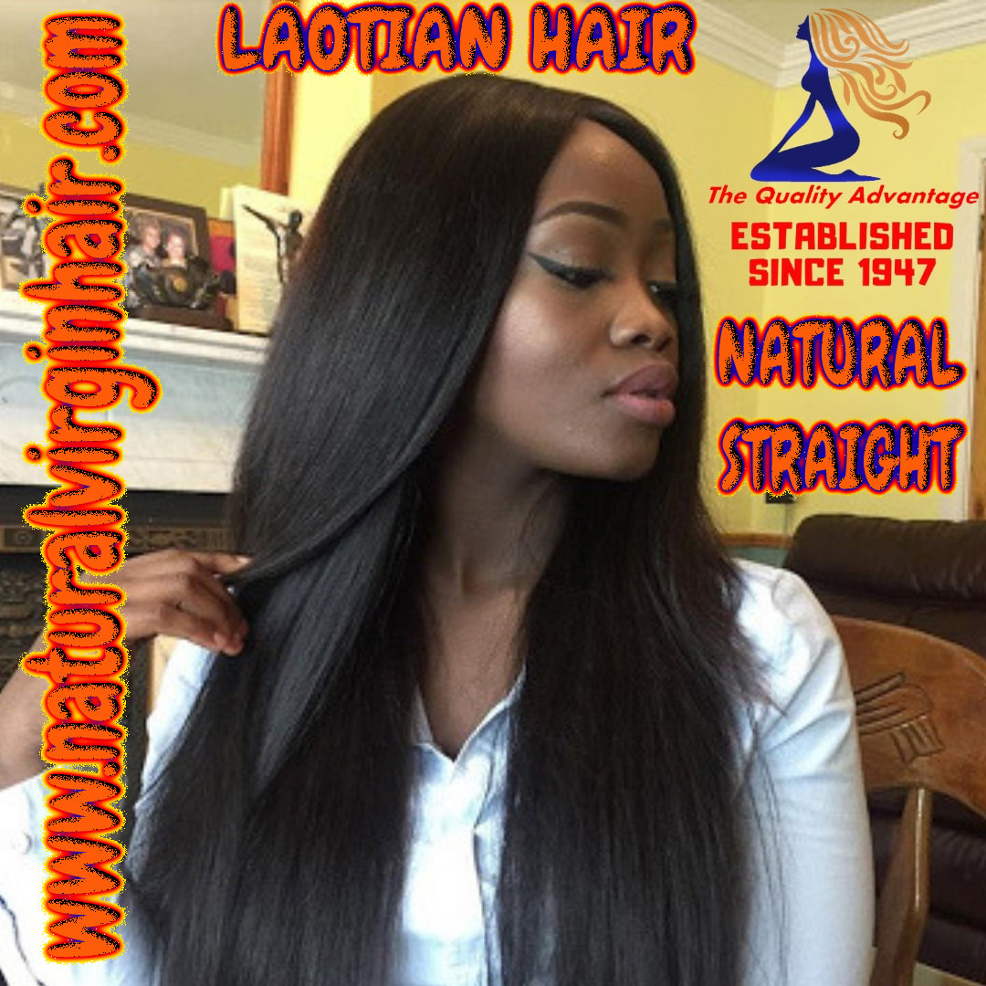 Laotian Natural Straight Hair